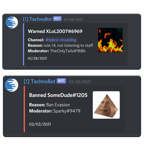 moderation system messages