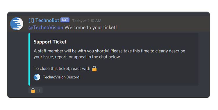 ticket system interface